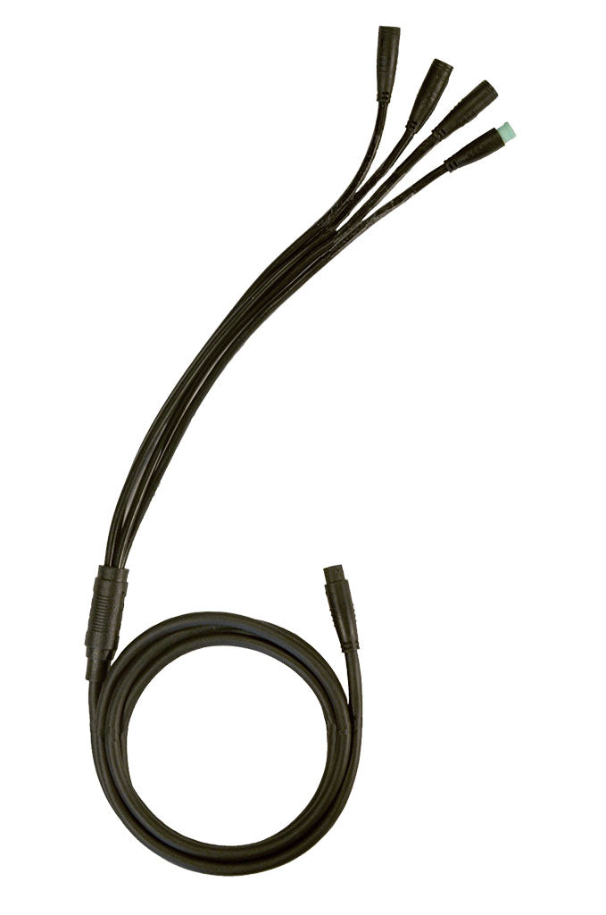 A 4-to-1 accessory cable for e-bikekit or an e-trikekit