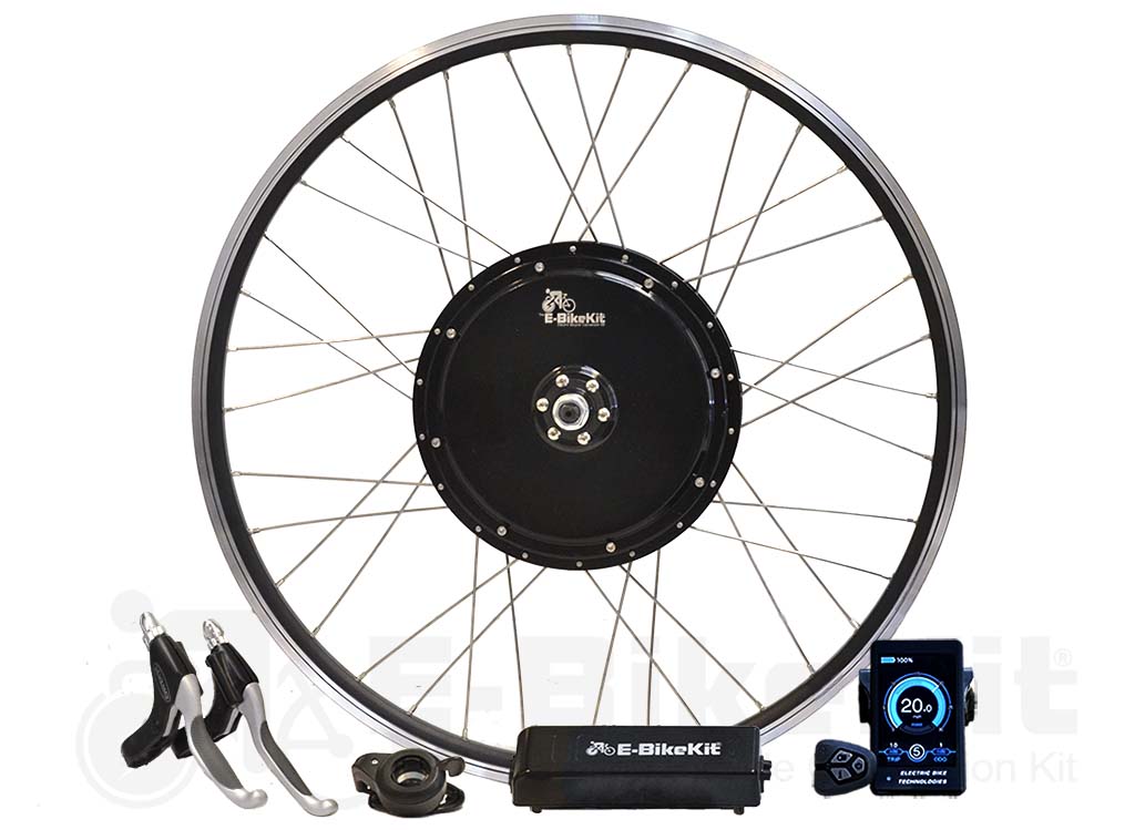 Heavy duty, direct drive 26" front wheel with no battery and 2020 color, programmable LCD