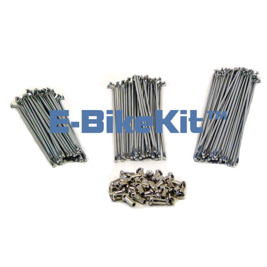 E-Bike Spokes - stainless steel with nipples